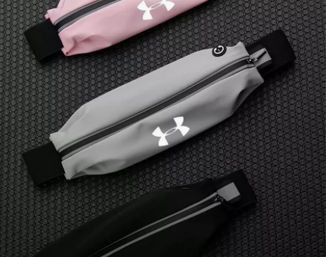 安德玛UA隐形运动手机腰包男女防水大容量跑...