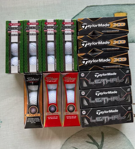盒装高尔夫球 有双层有多壳,不同品牌不同价...
