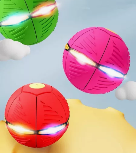 弹力踩踩球魔幻飞碟儿童脚踩发光弹跳球 捡漏...