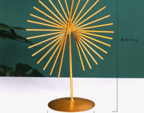 【特价】北欧铁艺摩天轮摆件创意客厅办公室桌...