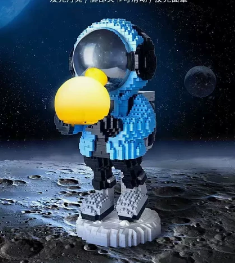 宇航员积木乐高太空人积木男女系列成年高难度...