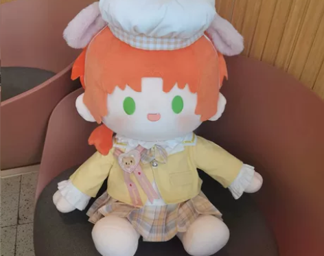 [转单]月永雷欧40cm棉花娃娃 vd：栗...