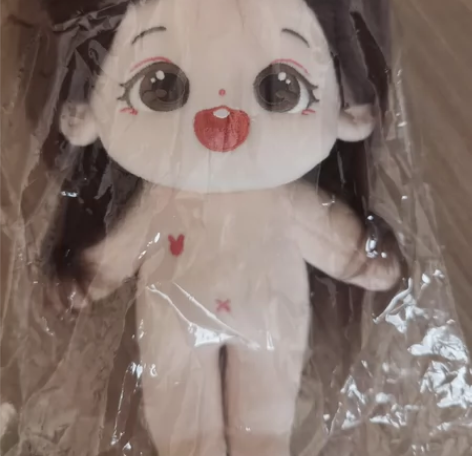 棉花娃娃栗粒二贩一样全新 棕栗无骨 未打腮...