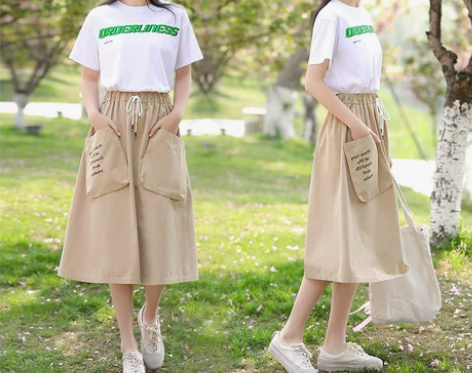 初中生夏装学院风文艺少女休闲套装高中学生短...