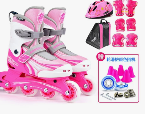 瑞士micro迈古米高轮滑鞋儿童全套装 感...