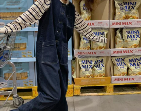 ?牛仔无袖港风连体裤女2024春季港风休闲...