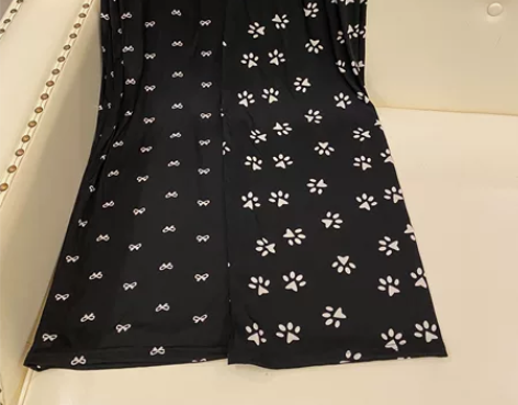 18包邮！新款狗爪印花裤女夏季高腰垂感休闲...