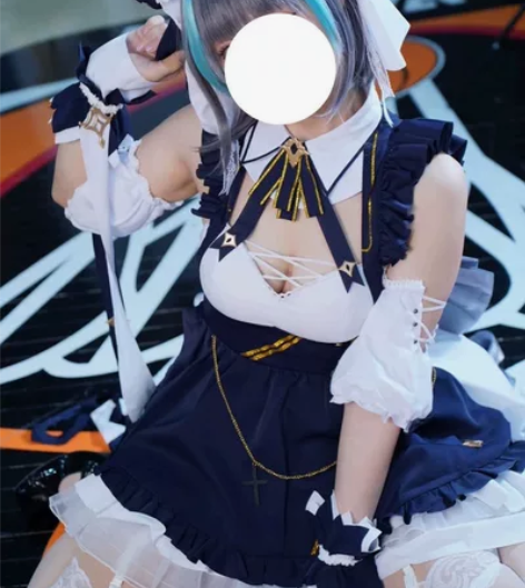 【出】碧蓝航线柴郡cos绝色漫L码cos服...