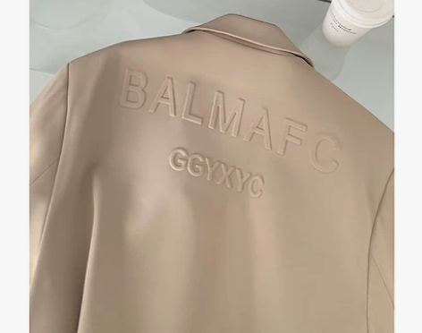 ?黑色西装外套男春季潮流宽松高级感立体字母...