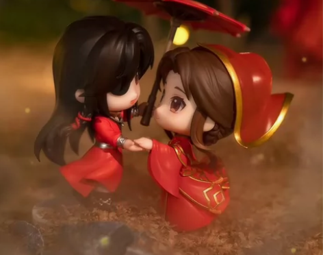 擎苍 天官赐福谢怜花城与君悦逢Q版手办动漫...