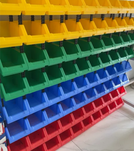 斜口加厚零件盒物料盒五金工具收纳盒80个，...