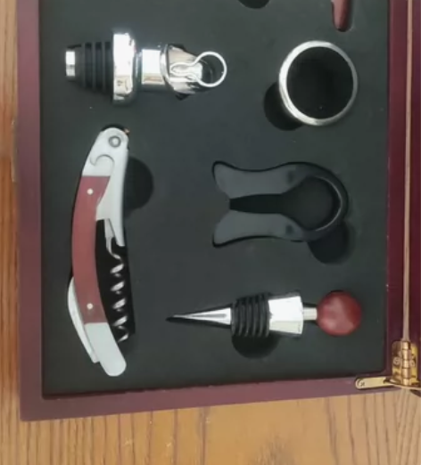 红酒开瓶器套装，葡萄酒酒具礼品盒，木盒，多...
