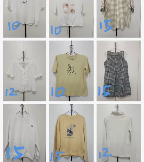 毕业了清衣服，出背心，小衫，卫衣，内搭等，...