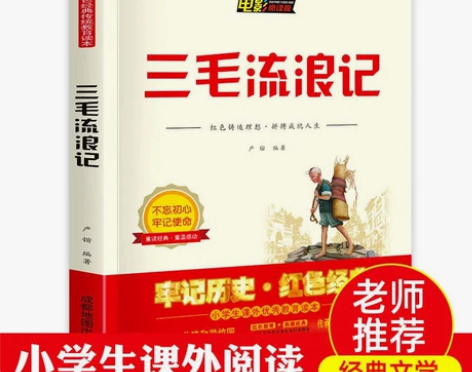 三毛流浪记红色经典传统教育读本小学生三四五...