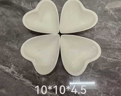 陶瓷调色盘爱心 拍一发2 9.9到手两个，...