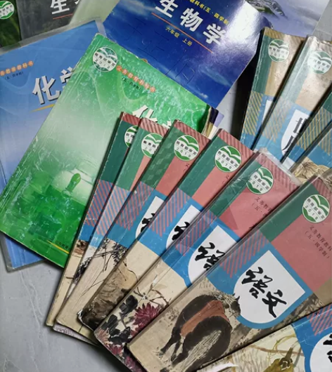 自家孩子使用过的初中五四版6789年级上下...