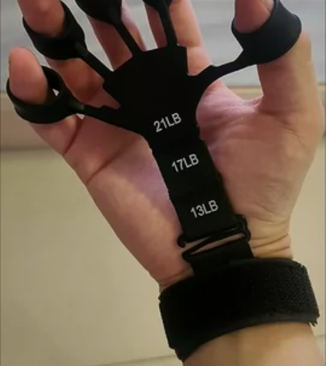 麒麟臂训练器五指五指拉力器静脉握力器手臂手...