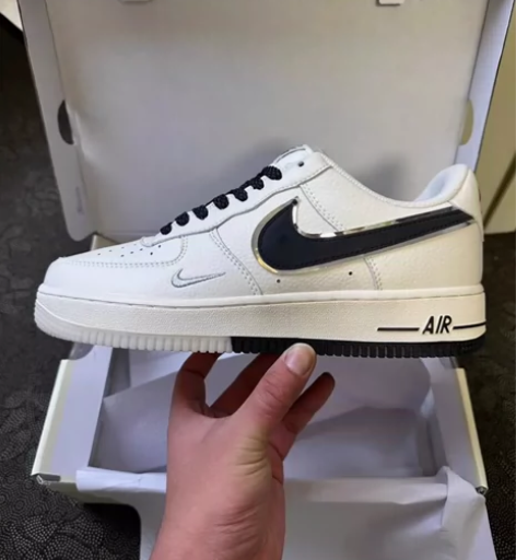 nike耐克黑白空军一号  太极配色全新未...