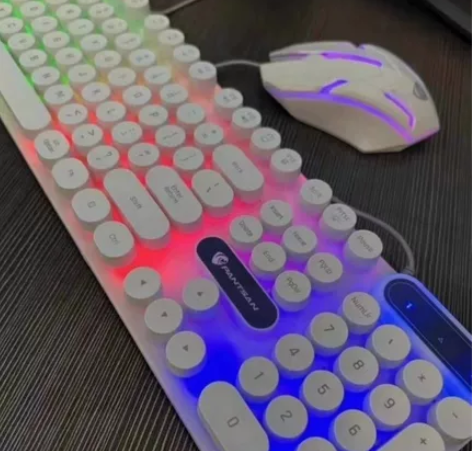 【清货包邮】游戏朋克真机械手感键盘鼠标游戏...