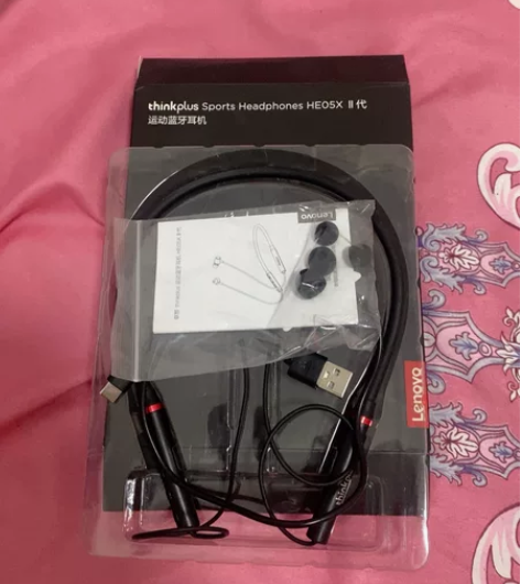 联想thinkplus运动蓝牙耳机HE05...