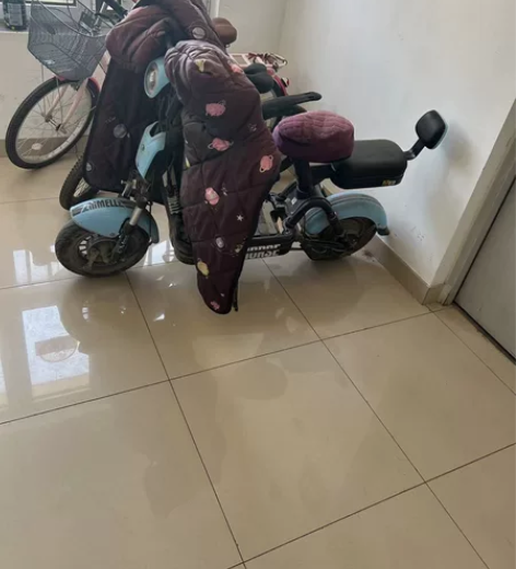 工业北路 阿米尼电动车跑、30里刚换一年电...