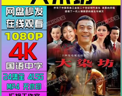 大染坊 电视剧 24集全集 超清4K画质素...