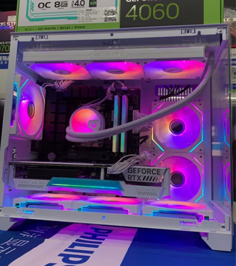 R7 7800X3D电脑主机组装DIY海景...