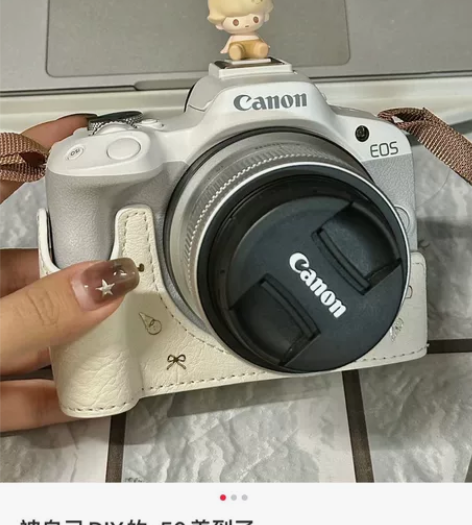 ?全新佳能r50+日版单机身,全套(包括盒...