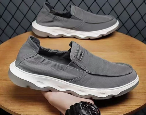 店铺转让清仓！帆布男鞋夏季男士潮流百搭透气...