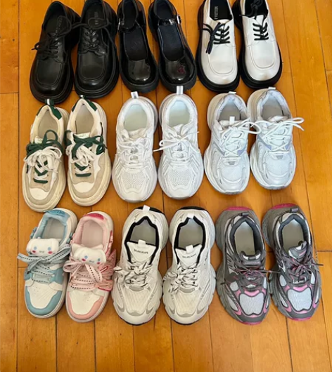 基本全新的38码鞋子 #换季穿新鞋 #炸街...