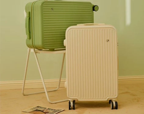 行李箱女高颜值小众设计密码牛油果绿学生拉杆...