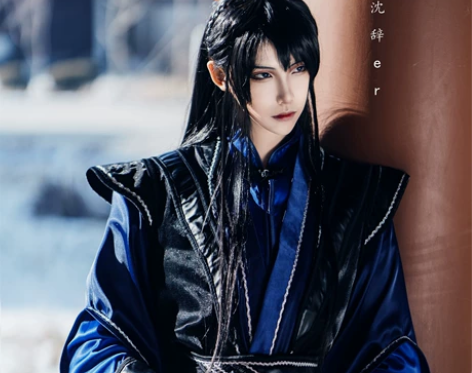 锦竹霓裳墨宗师模特样衣，我腰围74，穿着上...