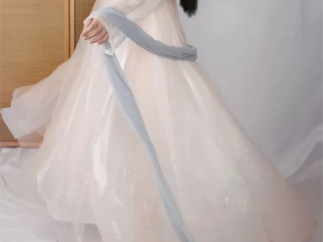 羽落纱想娉婷汉服齐胸襦裙对襟上衫6米摆 急...