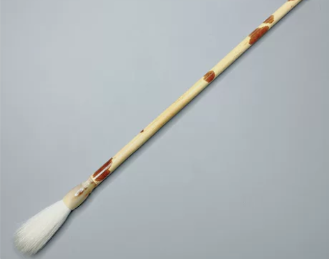 精品天然斑竹云妃长峰纯羊毫毛笔 这是一根天...