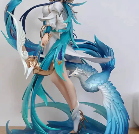 虞姬云霓雀翎手办，拆了包装摆了一段时间 感...