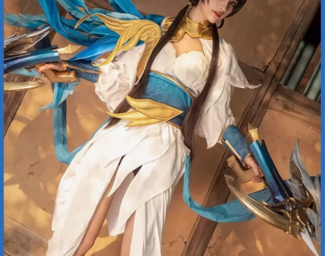 王者 虞姬 云霓雀翎 世冠皮肤 荣耀cos...