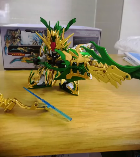 三国高达，武圣关羽，全喷涂，加赵云背包，和...