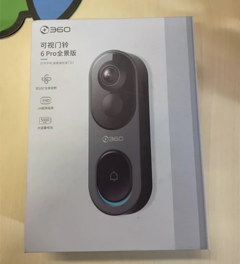 【现货全新正品】360可视门铃6Pro家用...