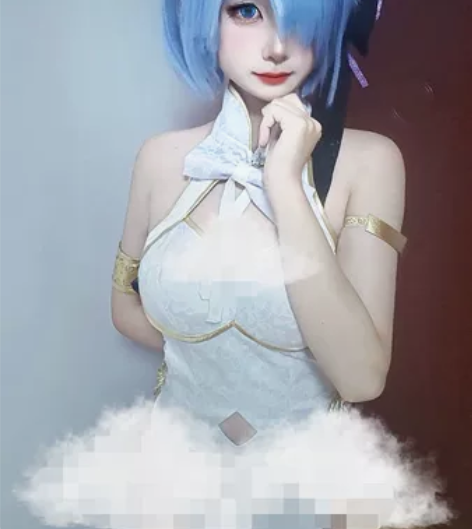 蕾姆优雅美人cos s/m能穿 衣服蕾姆假...