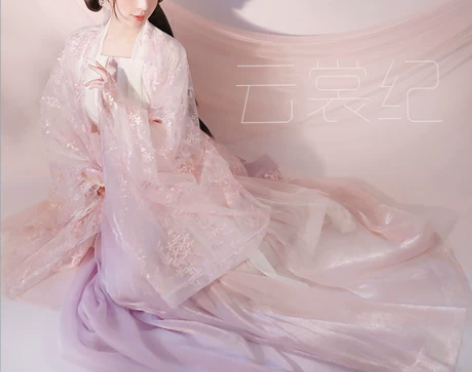 ?东月棠春樱 粉紫六米摆齐腰 m码大全套（...