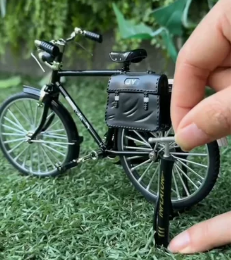 老式复古二八大杠合金自行车模型单车玩具摆件...