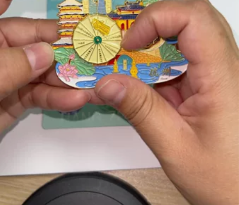 #文创周边 杭州西湖金属冰箱贴上新啦！可旋...