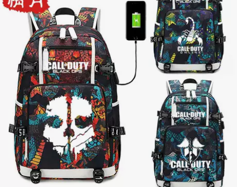 使命召唤书包骷髅头手游幽灵CODM游戏周边...