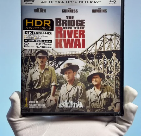 日版4K UHD蓝光 桂河大桥 三碟版 中...