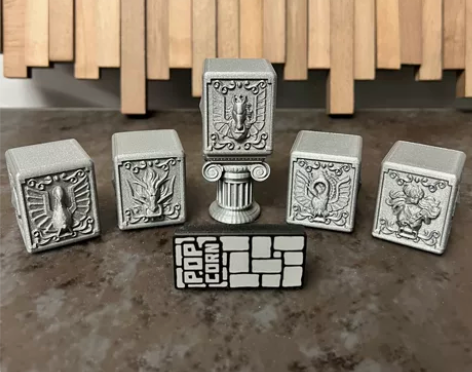 《圣斗士星矢》强磁圣衣箱巧克粉夹盒 3D打...