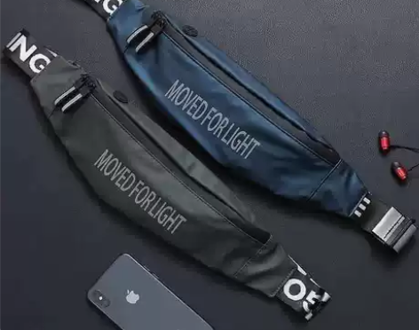 腰包男款高端运动新潮手机跑步骑行弹力大容量...