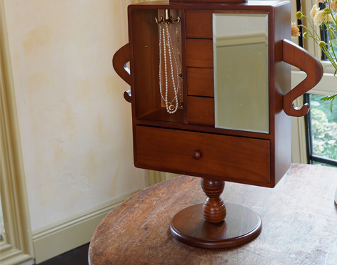 实木质首饰盒黄金新婚结婚礼物收纳盒高档精致...