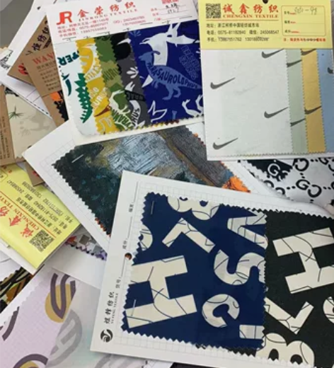 服装面料色卡，面料小样，适合新手认识布料，...