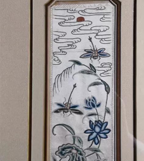 清代刺绣.古董艺术装饰画, 室雅何须大,选...