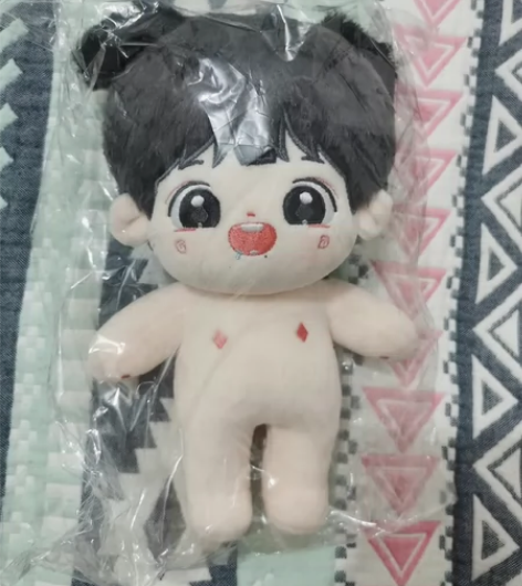 淡坑出  20cm嘶溜娃娃有轻微腮红无骨有...